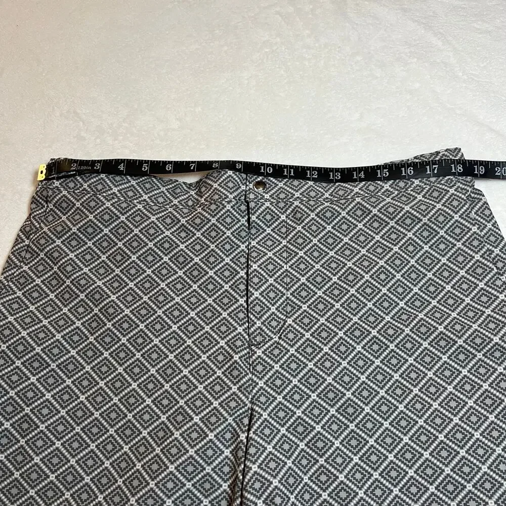 Lands' End Men's Geometric Sunset Swim Trunks Size L (36-38) Vacation Summer